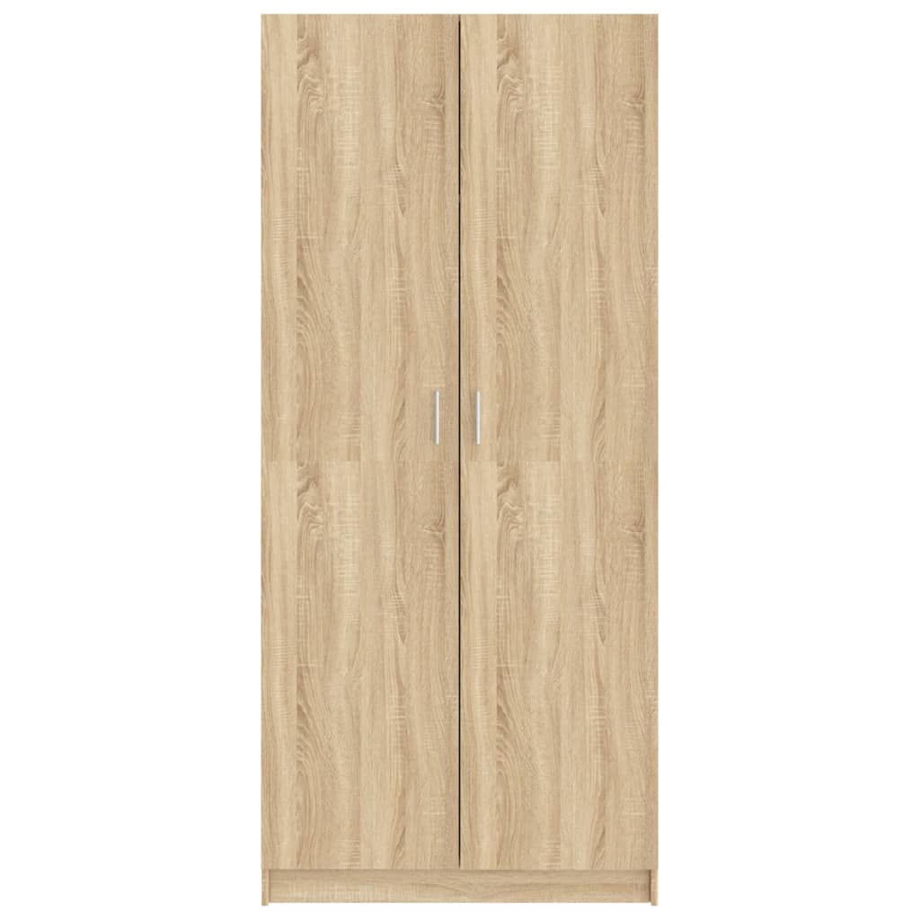 Wardrobe Sonoma Oak 80x52x180 cm Engineered Wood