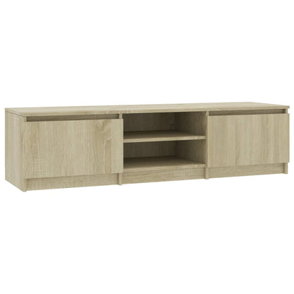 TV Cabinet Sonoma Oak 140x40x35.5 cm Engineered Wood