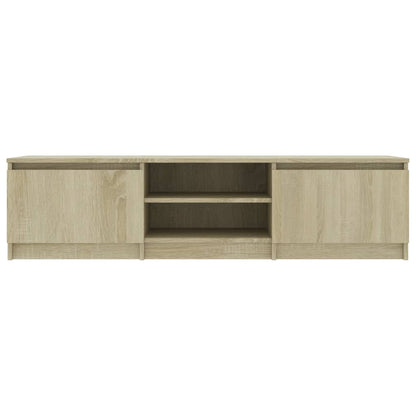 TV Cabinet Sonoma Oak 140x40x35.5 cm Engineered Wood