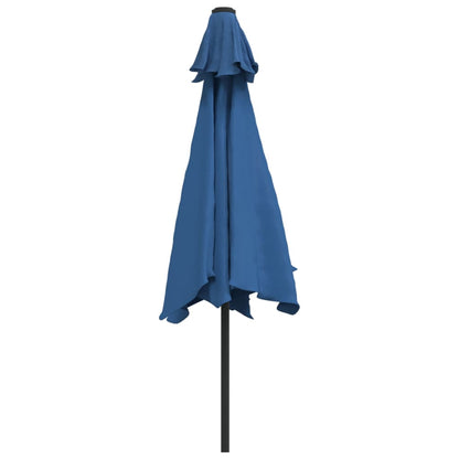 Outdoor Parasol with Metal Pole 300 cm Azure