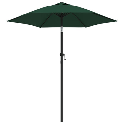 Garden Parasol Green 200x224 cm Aluminium