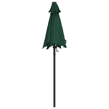 Garden Parasol Green 200x224 cm Aluminium