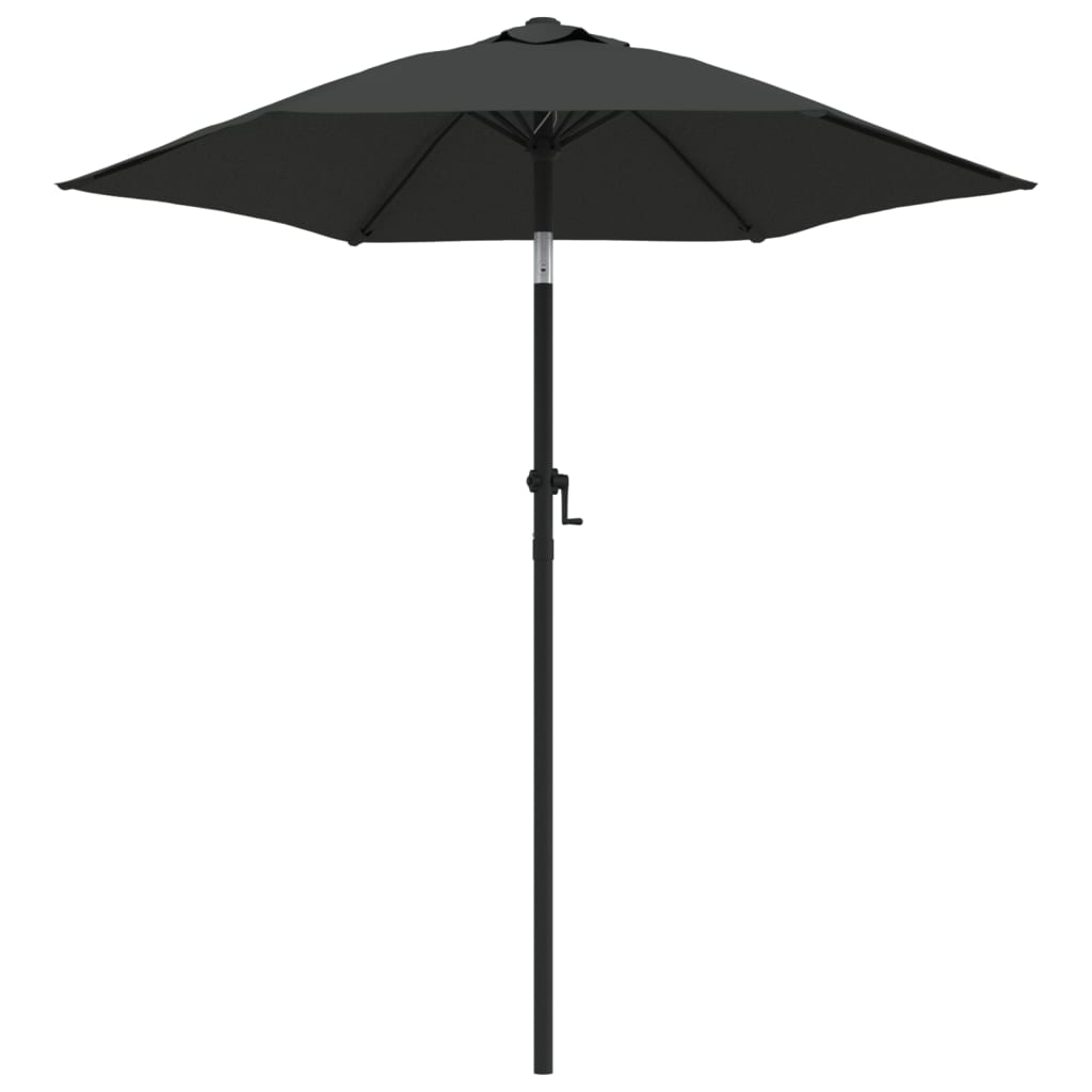 Parasol Anthracite 200x224 cm Aluminium