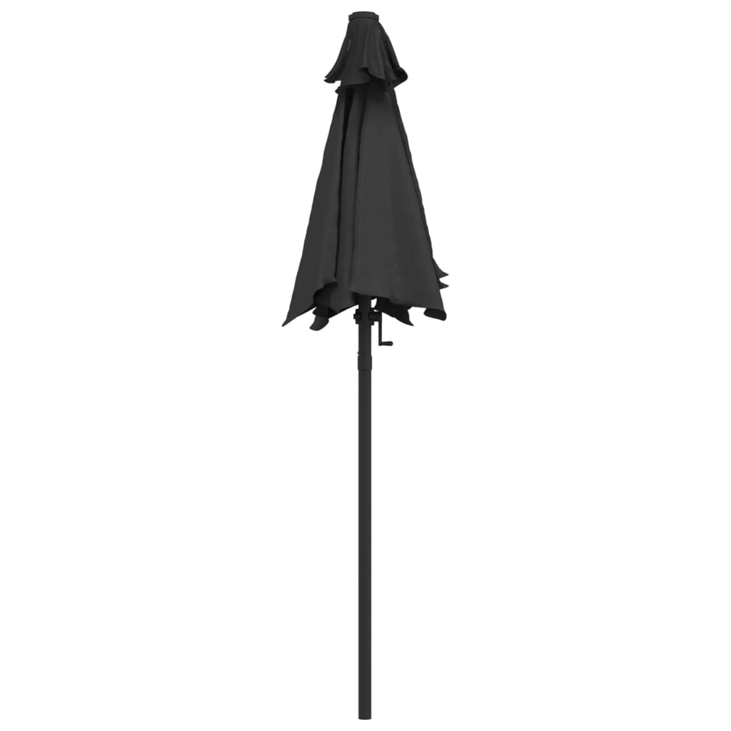 Parasol Anthracite 200x224 cm Aluminium