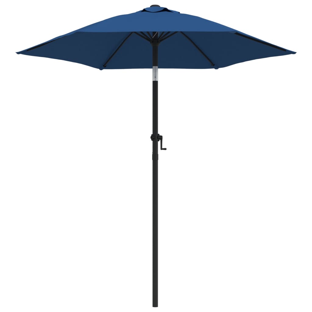 Garden Parasol Blue 200x224 cm Aluminium