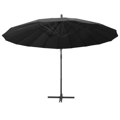 Hanging Garden Parasol Anthracite 3 m Aluminium Pole