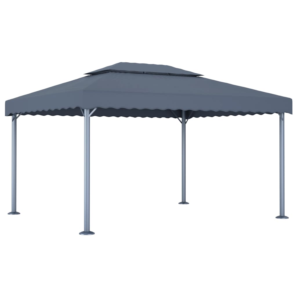 Gazebo 400x300 cm Anthracite Aluminium