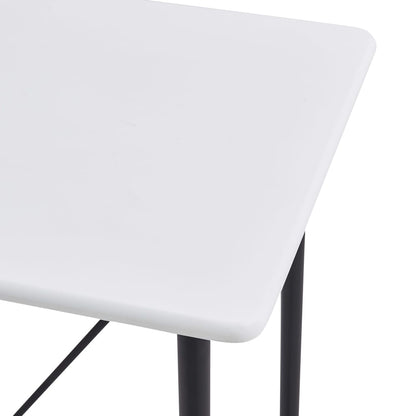 Bar Table White 120x60x110 cm MDF