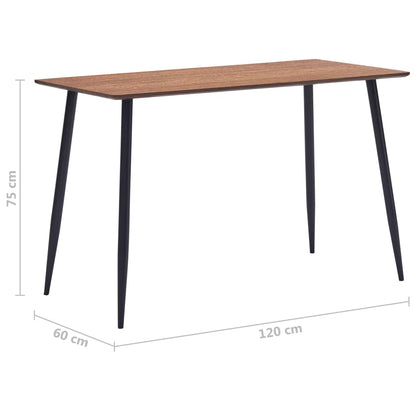 Dining Table Brown 120x60x75 cm