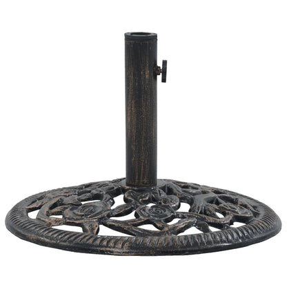 Umbrella Base Bronze 12 kg 48 cm Cast Iron