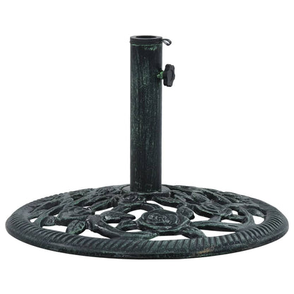 Umbrella Base Green 9 kg 40 cm Cast Iron