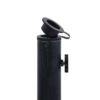 Umbrella Base Green 9 kg 40 cm Cast Iron