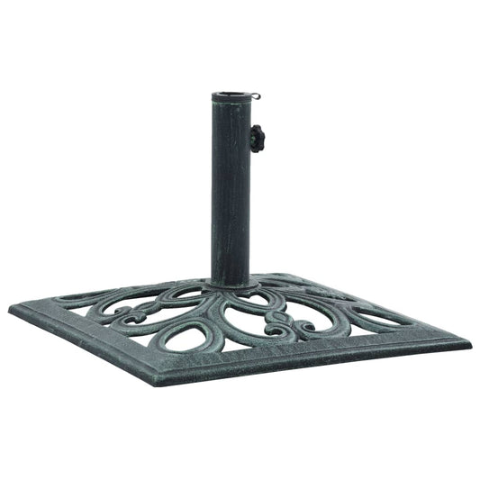 Umbrella Base Green 12 kg 49 cm Cast Iron