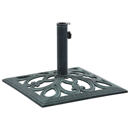 Umbrella Base Green 12 kg 49 cm Cast Iron