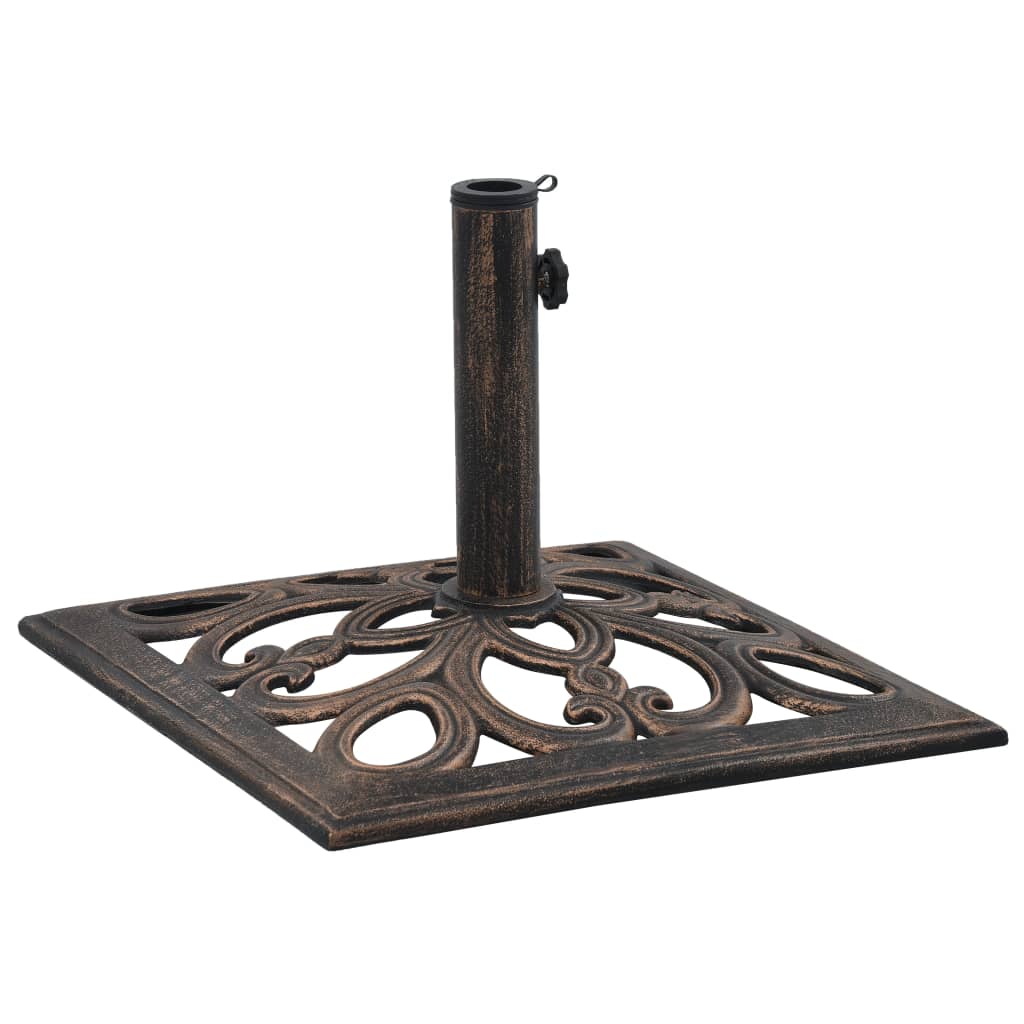 Umbrella Base Bronze 12 kg 49 cm Cast Iron