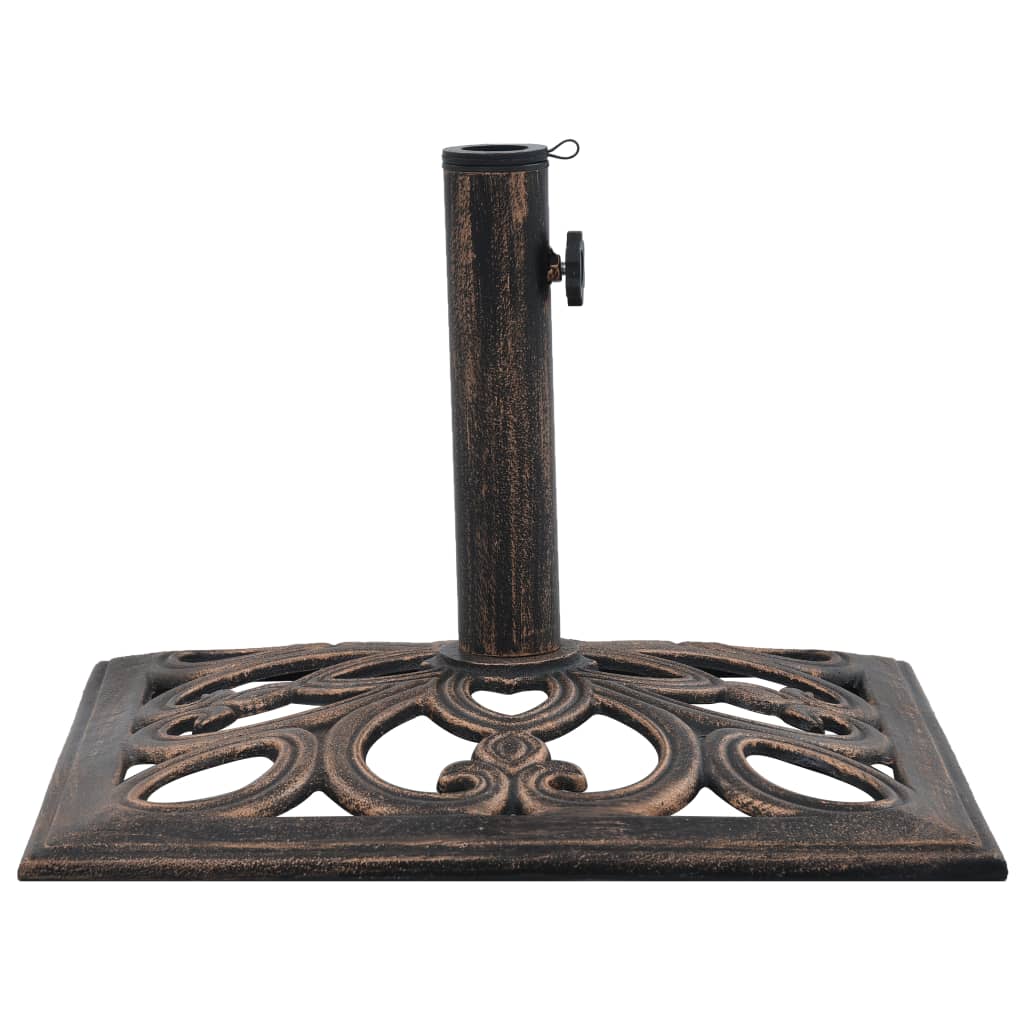 Umbrella Base Bronze 12 kg 49 cm Cast Iron