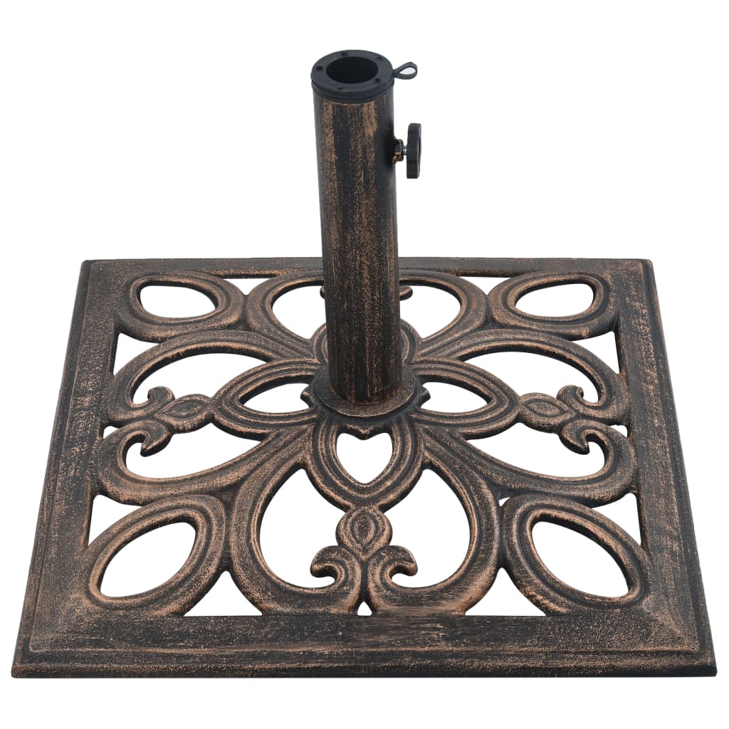 Umbrella Base Bronze 12 kg 49 cm Cast Iron