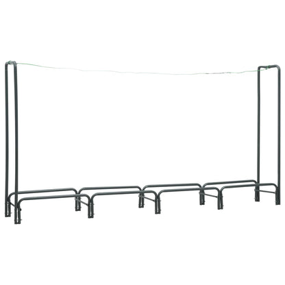 Firewood Rack Anthracite 240x35x120 cm Steel