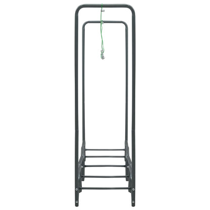 Firewood Rack Anthracite 240x35x120 cm Steel