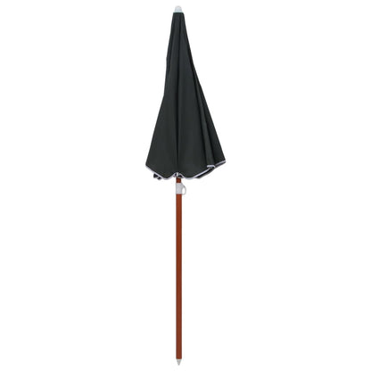 Garden Parasol with Steel Pole 180 cm Anthracite