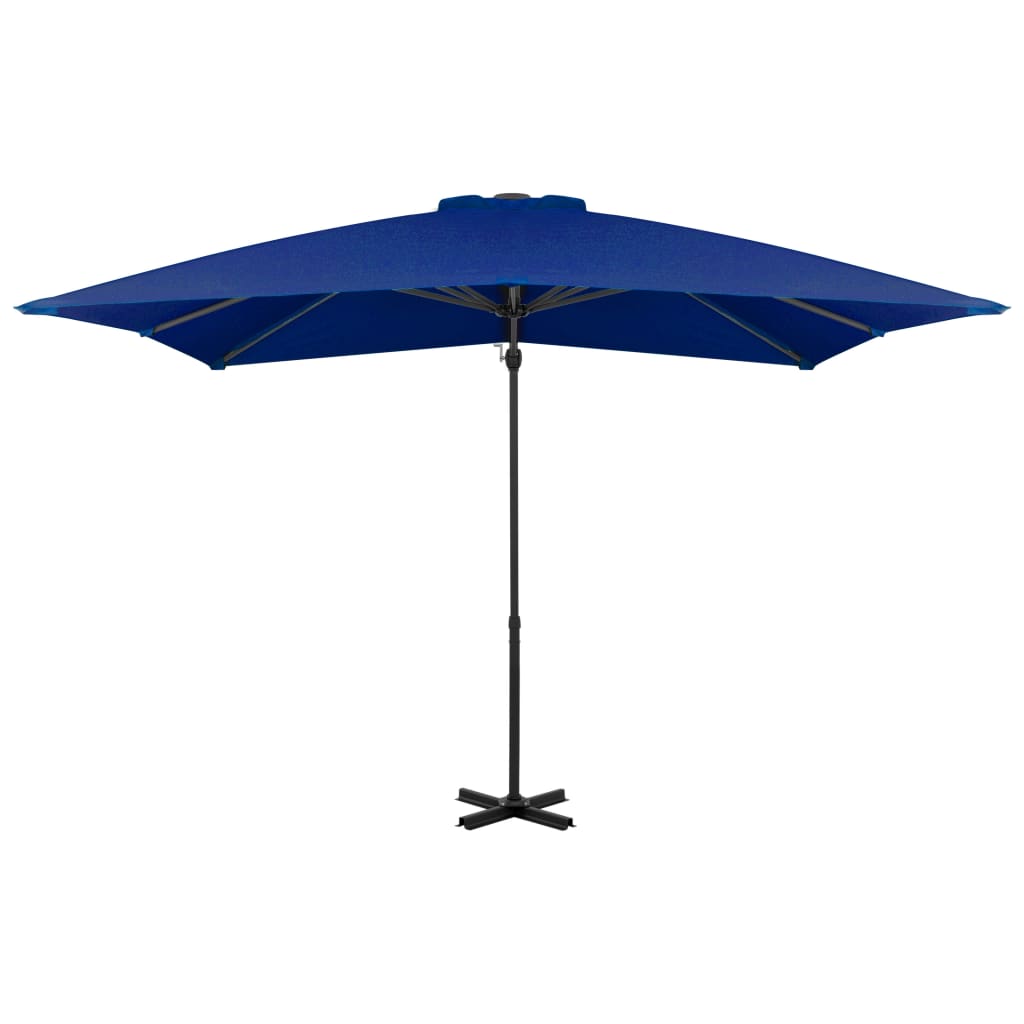 Cantilever Umbrella with Aluminium Pole Azure Blue 250x250 cm