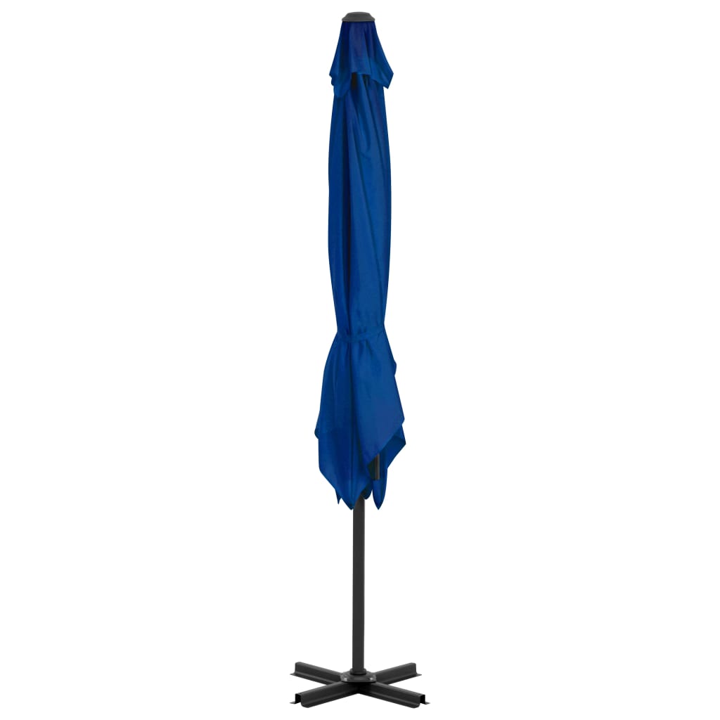 Cantilever Umbrella with Aluminium Pole Azure Blue 250x250 cm