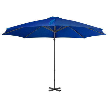 Cantilever Garden Parasol with Aluminium Pole Azure Blue 300 cm