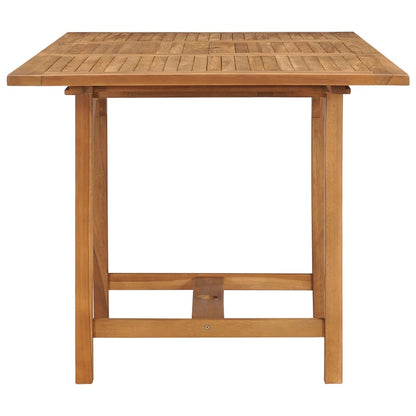 Extending Garden Table (110-160)x80x75cm Solid Teak Wood