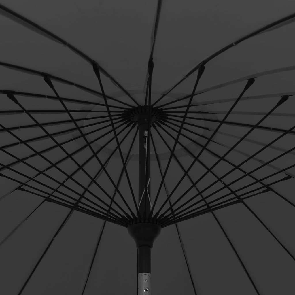 Garden Parasol with Aluminium Pole 270 cm Anthracite