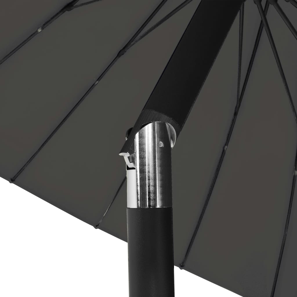 Garden Parasol with Aluminium Pole 270 cm Anthracite