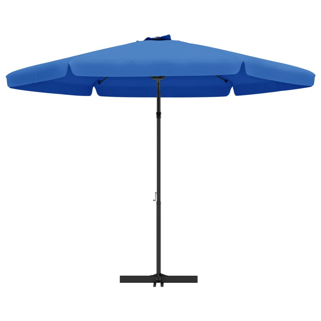 Garden Parasol with Steel Pole 300 cm Azure Blue