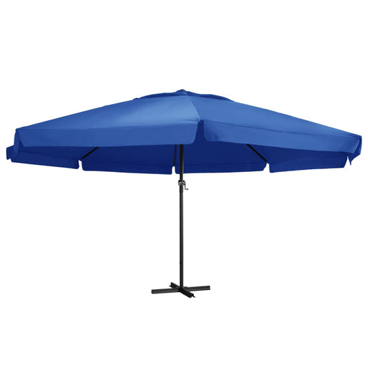 Outdoor Parasol with Aluminium Pole 500 cm Azure Blue