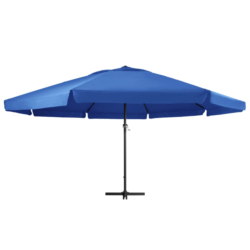 Outdoor Parasol with Aluminium Pole 500 cm Azure Blue