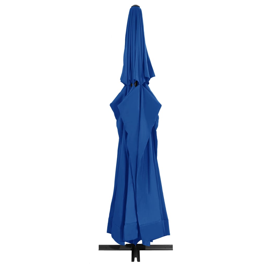 Outdoor Parasol with Aluminium Pole 500 cm Azure Blue