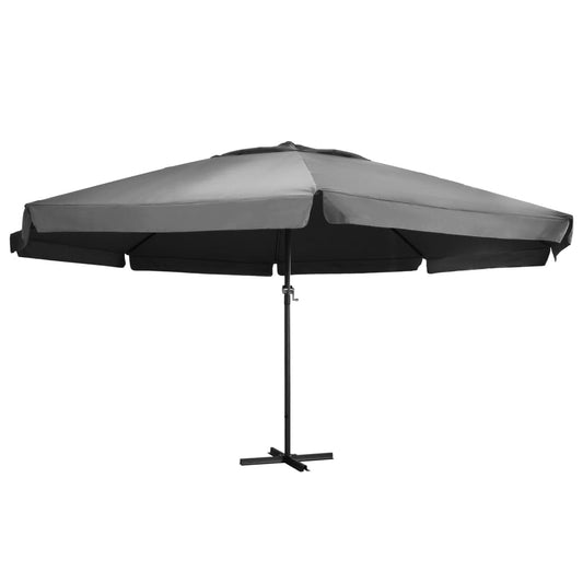 Garden Parasol with Aluminium Pole 600 cm Anthracite