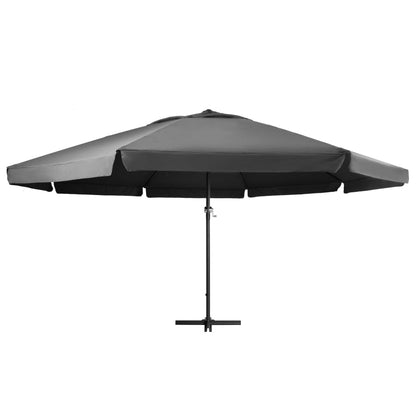 Garden Parasol with Aluminium Pole 600 cm Anthracite