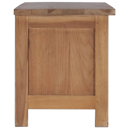 TV Cabinet 90x30x35 cm Solid Teak Wood