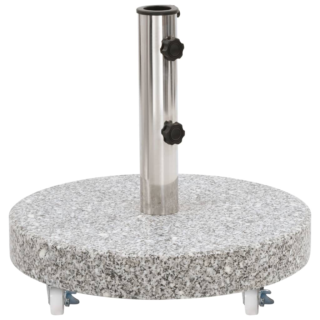 Parasol Base Granite 30 kg Round Grey