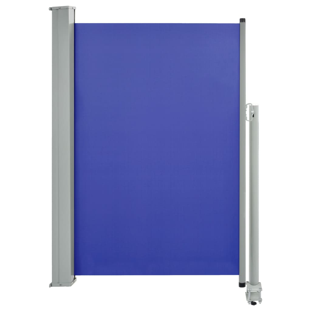 Patio Retractable Side Awning 120x300 cm Blue