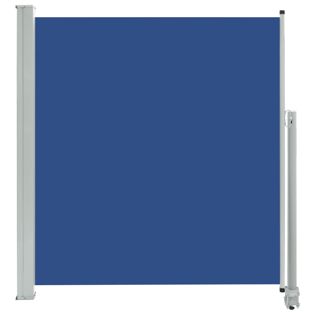 Patio Retractable Side Awning 140 x 300 cm Blue