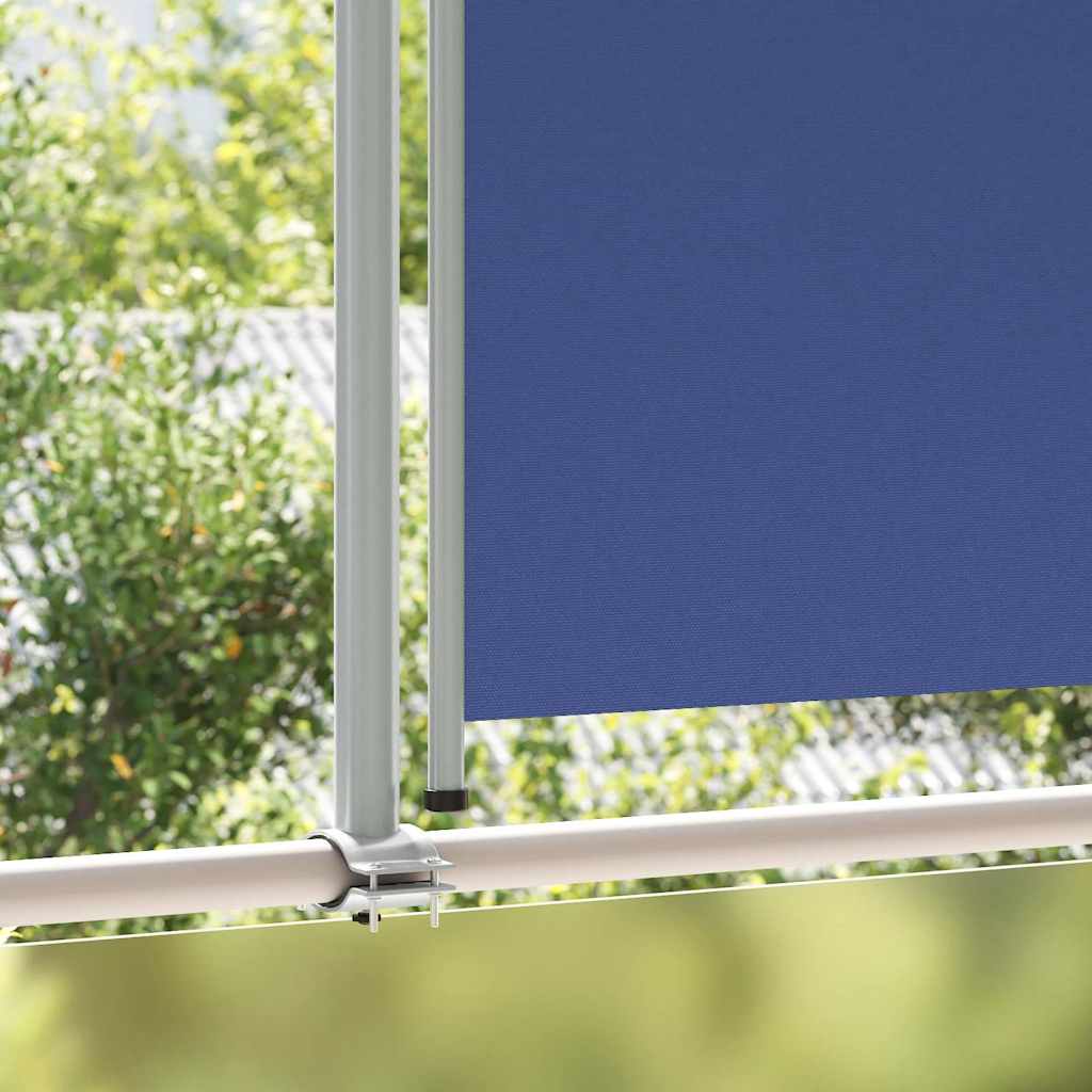 Patio Retractable Side Awning 140 x 300 cm Blue