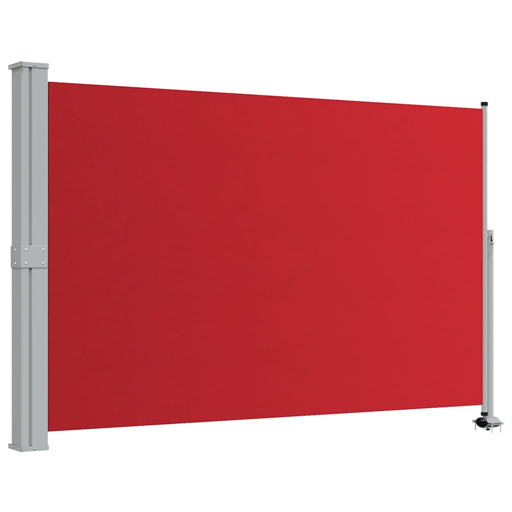 Patio Retractable Side Awning 160x300 cm Red