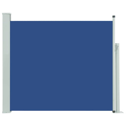 Patio Retractable Side Awning 100x300 cm Blue