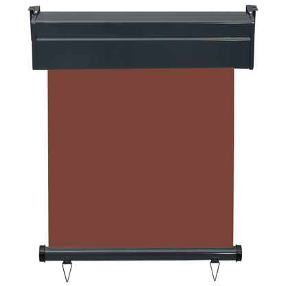 Balcony Side Awning 65x250 cm Brown