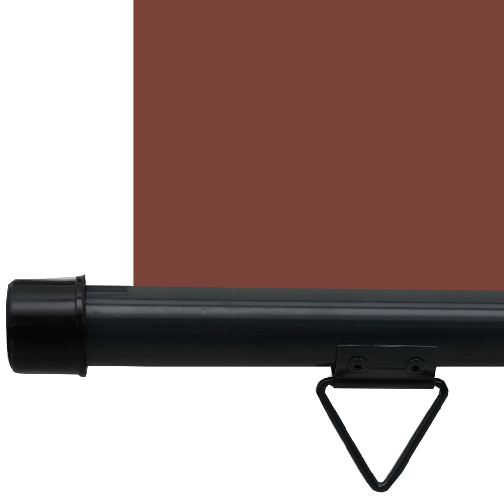 Balcony Side Awning 65x250 cm Brown