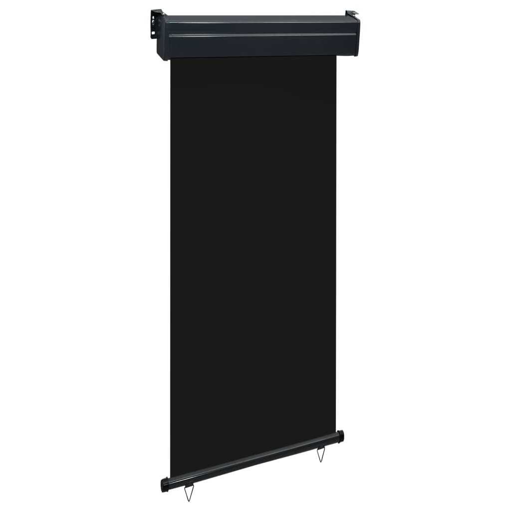 Balcony Side Awning 105x250 cm Black