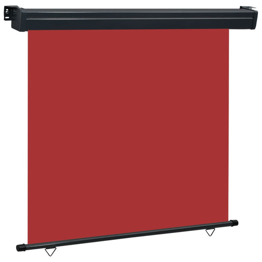 Balcony Side Awning 165x250 cm Red