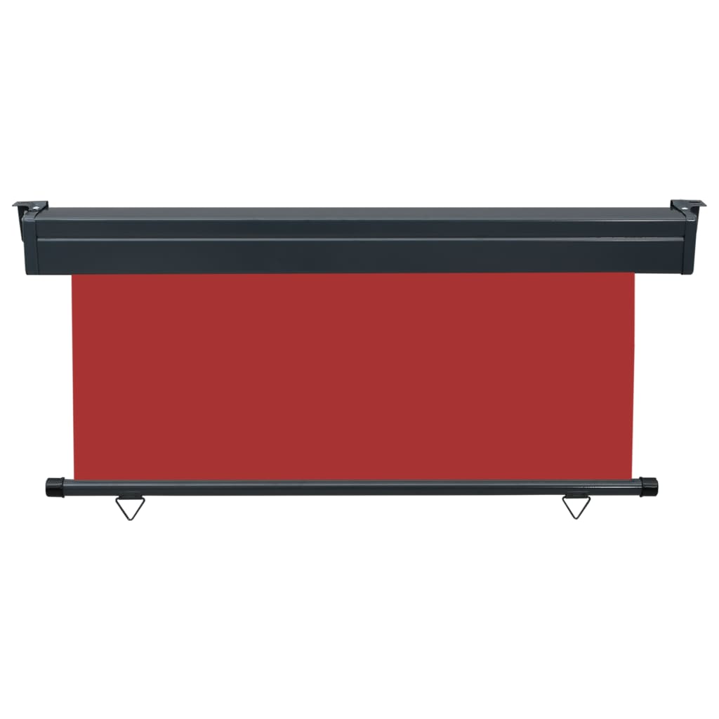 Balcony Side Awning 165x250 cm Red