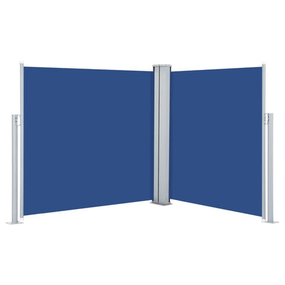 Retractable Side Awning Blue 120x600 cm