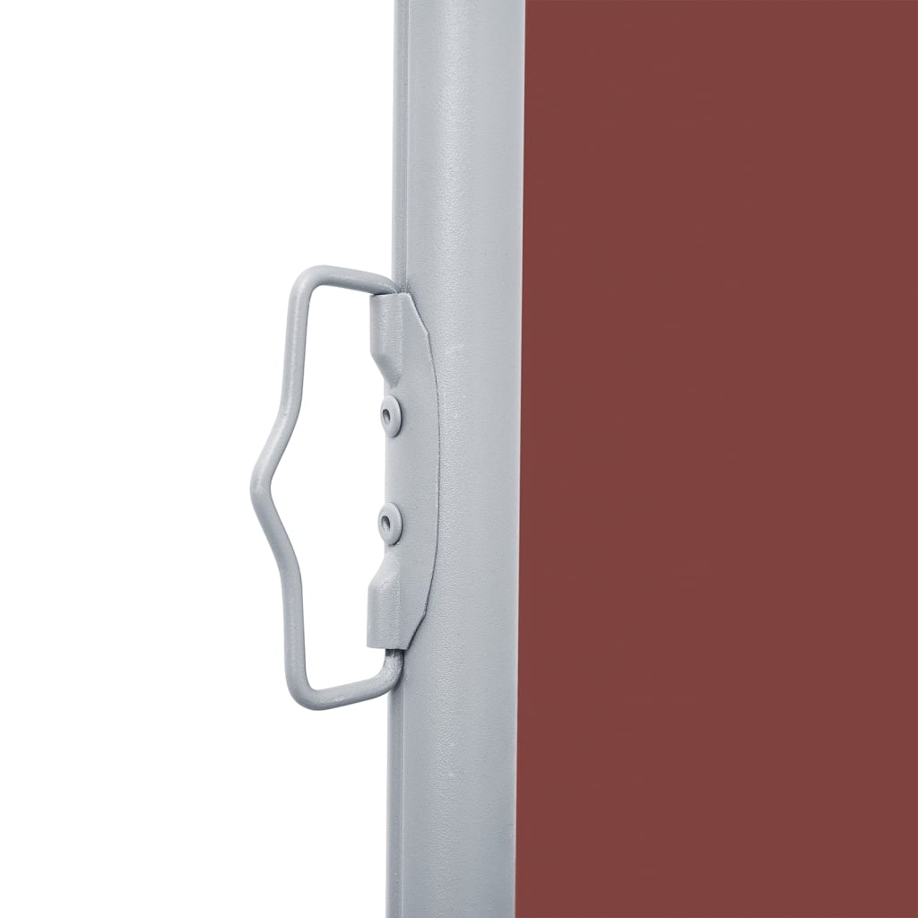 Retractable Side Awning Brown 140x600 cm